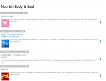 Tablet Screenshot of nourishbodyandsoul.blogspot.com