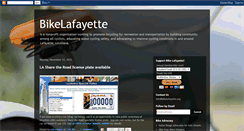 Desktop Screenshot of bicyclelafayette.blogspot.com