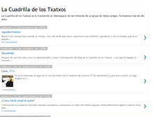 Tablet Screenshot of lacuadrilladelostxatxos.blogspot.com