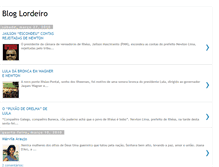 Tablet Screenshot of bloglordeiro.blogspot.com