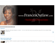 Tablet Screenshot of francesoutlaw.blogspot.com