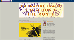 Desktop Screenshot of exhibitionoftheweek.blogspot.com