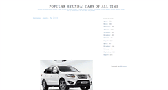 Desktop Screenshot of popularhundaicars.blogspot.com