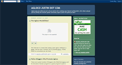 Desktop Screenshot of agloco-justin.blogspot.com