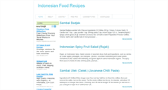 Desktop Screenshot of indonesian-foods-recipes.blogspot.com