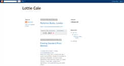 Desktop Screenshot of lottiecole.blogspot.com