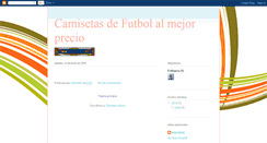 Desktop Screenshot of futbolshirt.blogspot.com