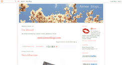 Desktop Screenshot of aimee-blogs.blogspot.com