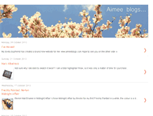 Tablet Screenshot of aimee-blogs.blogspot.com