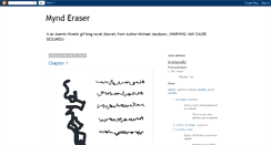Desktop Screenshot of mynderaser.blogspot.com