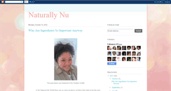 Desktop Screenshot of naturallynu.blogspot.com