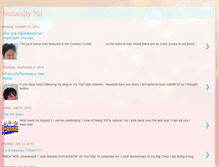 Tablet Screenshot of naturallynu.blogspot.com