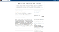 Desktop Screenshot of irvfactcheckfactcheck.blogspot.com