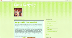 Desktop Screenshot of daviseveryday.blogspot.com