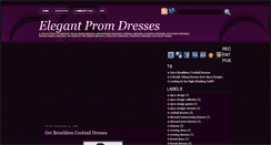 Desktop Screenshot of elegantpromdresses.blogspot.com