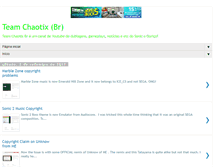 Tablet Screenshot of chaotixbr.blogspot.com