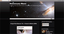 Desktop Screenshot of nessessarymusic.blogspot.com