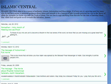 Tablet Screenshot of islamiccentral.blogspot.com