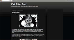 Desktop Screenshot of evilalienbob.blogspot.com