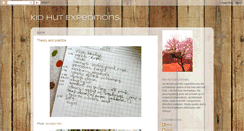 Desktop Screenshot of kidhut.blogspot.com