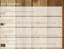 Tablet Screenshot of kidhut.blogspot.com