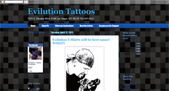 Desktop Screenshot of evilutiontattoos.blogspot.com