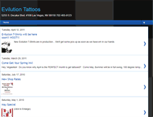 Tablet Screenshot of evilutiontattoos.blogspot.com