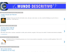 Tablet Screenshot of mundodescritivo.blogspot.com