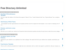 Tablet Screenshot of freedirectoryunlimited.blogspot.com
