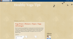 Desktop Screenshot of healthyyogatips.blogspot.com