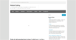 Desktop Screenshot of matlab-coding.blogspot.com