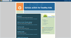 Desktop Screenshot of kansasactionforhealthykids.blogspot.com