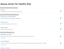 Tablet Screenshot of kansasactionforhealthykids.blogspot.com