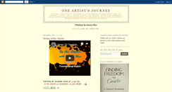 Desktop Screenshot of oneartistsjourney.blogspot.com