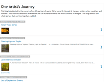 Tablet Screenshot of oneartistsjourney.blogspot.com