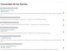 Tablet Screenshot of comunidadelosesenios.blogspot.com