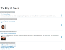 Tablet Screenshot of kingofgreen.blogspot.com