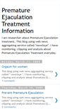 Mobile Screenshot of prematureejaculationinfo.blogspot.com