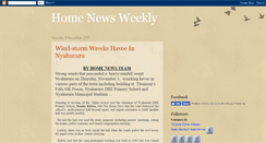 Desktop Screenshot of homenewsweekly.blogspot.com