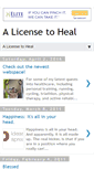 Mobile Screenshot of alicensetoheal.blogspot.com