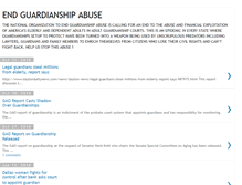 Tablet Screenshot of elderabusevictimsadvocates.blogspot.com