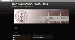 Desktop Screenshot of mcchighschoolbatch1998.blogspot.com