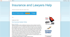 Desktop Screenshot of insuranceandlawyershelp.blogspot.com