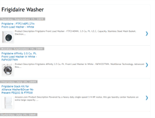 Tablet Screenshot of frigidairewasherreviews.blogspot.com