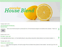 Tablet Screenshot of everyday-houseblend.blogspot.com