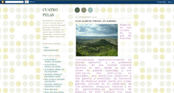 Desktop Screenshot of cuatropelas.blogspot.com