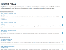 Tablet Screenshot of cuatropelas.blogspot.com