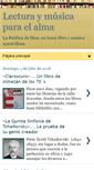 Mobile Screenshot of lecturaymusicaparaelalma.blogspot.com