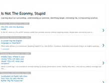 Tablet Screenshot of isnottheeconomystupid.blogspot.com