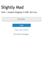 Mobile Screenshot of goingslightlymad.blogspot.com